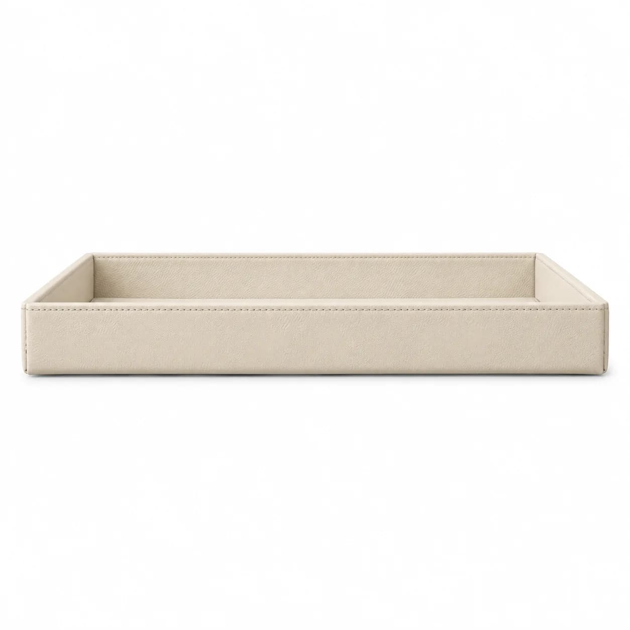 Rectangular Leather Serving Tray 40x30 cm