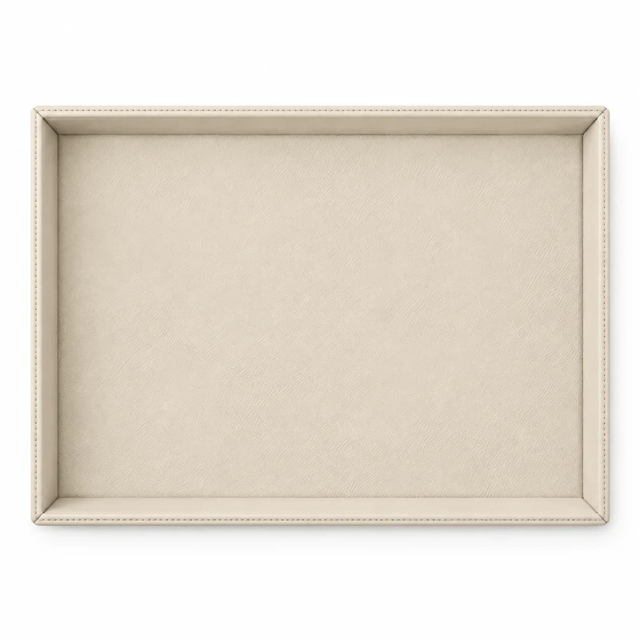 Rectangular Leather Serving Tray 40x30 cm