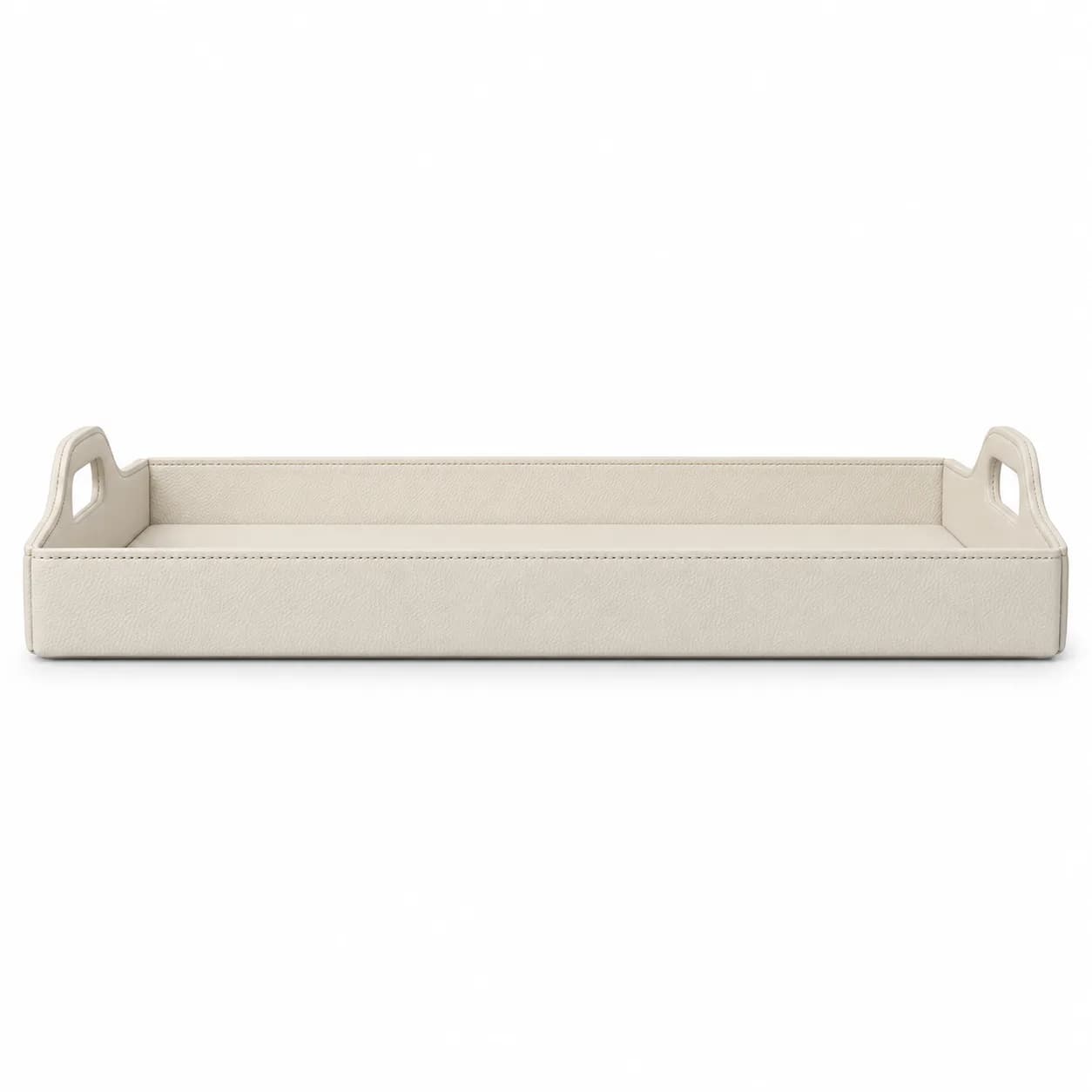 Leather Serving Tray with Two Handles