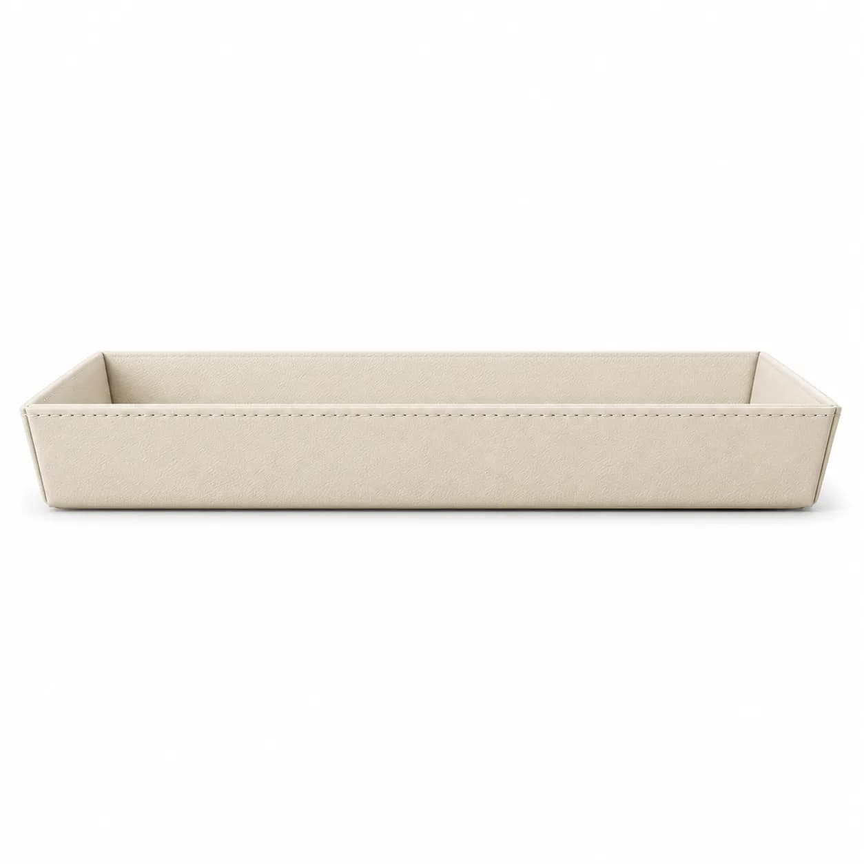 Stackable Leather Serving Trays, Set of 6