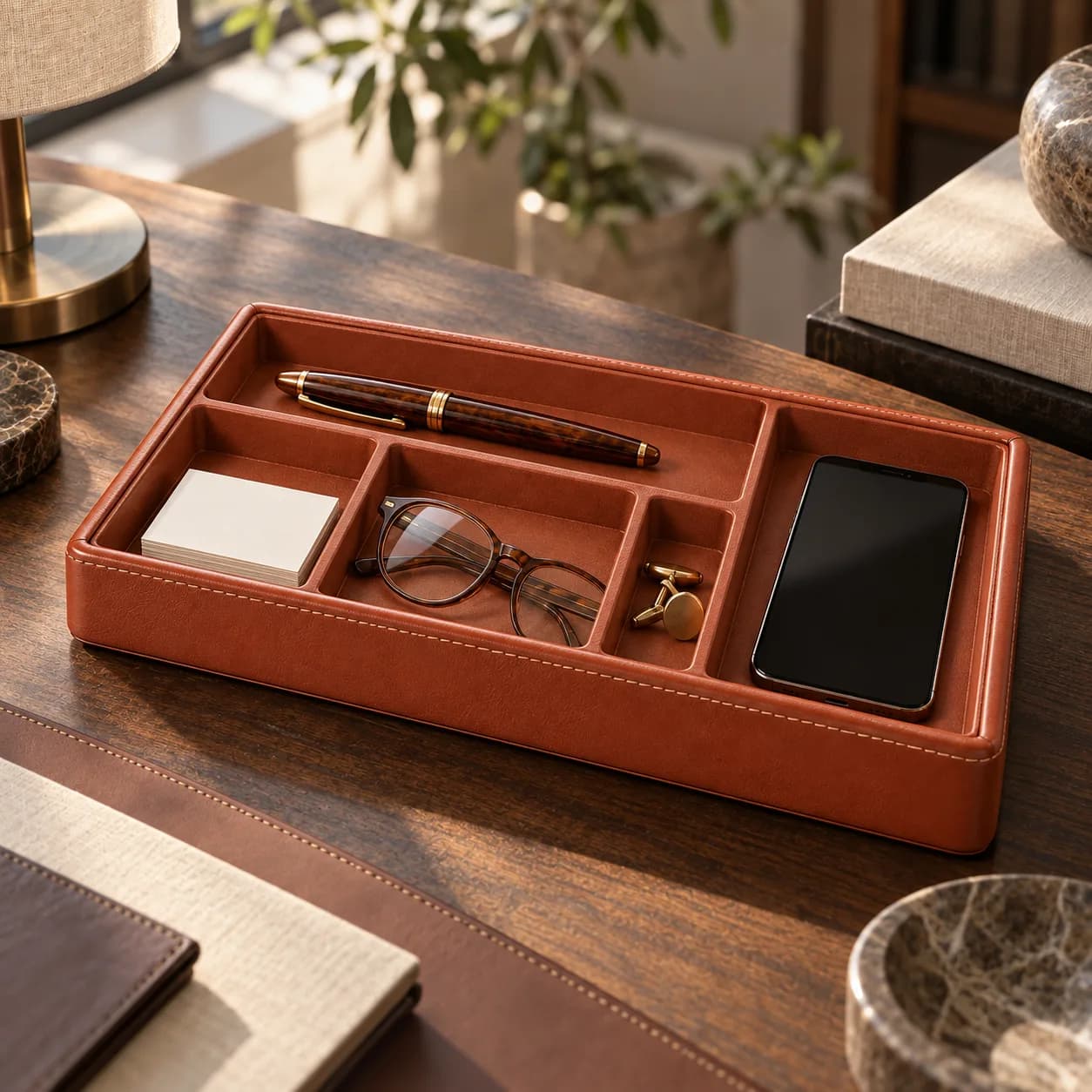 Five Piece Executive Desk Set from One Hide Batch