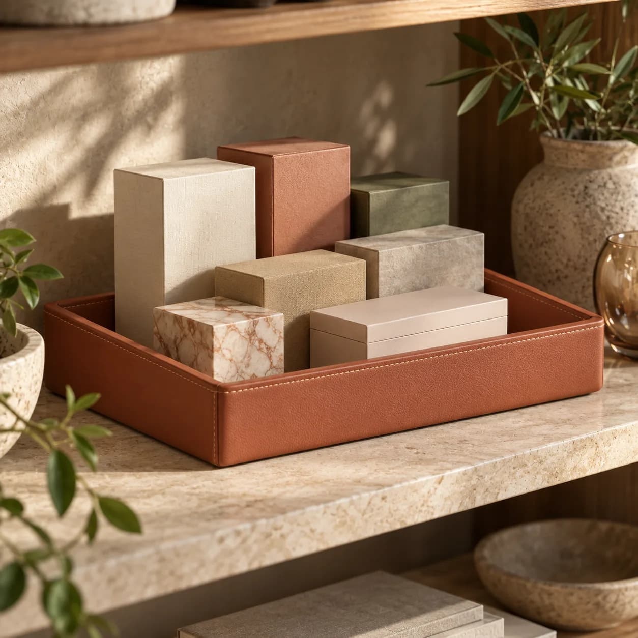 Deep Display Tray for Boxed Goods, 8 cm Walls