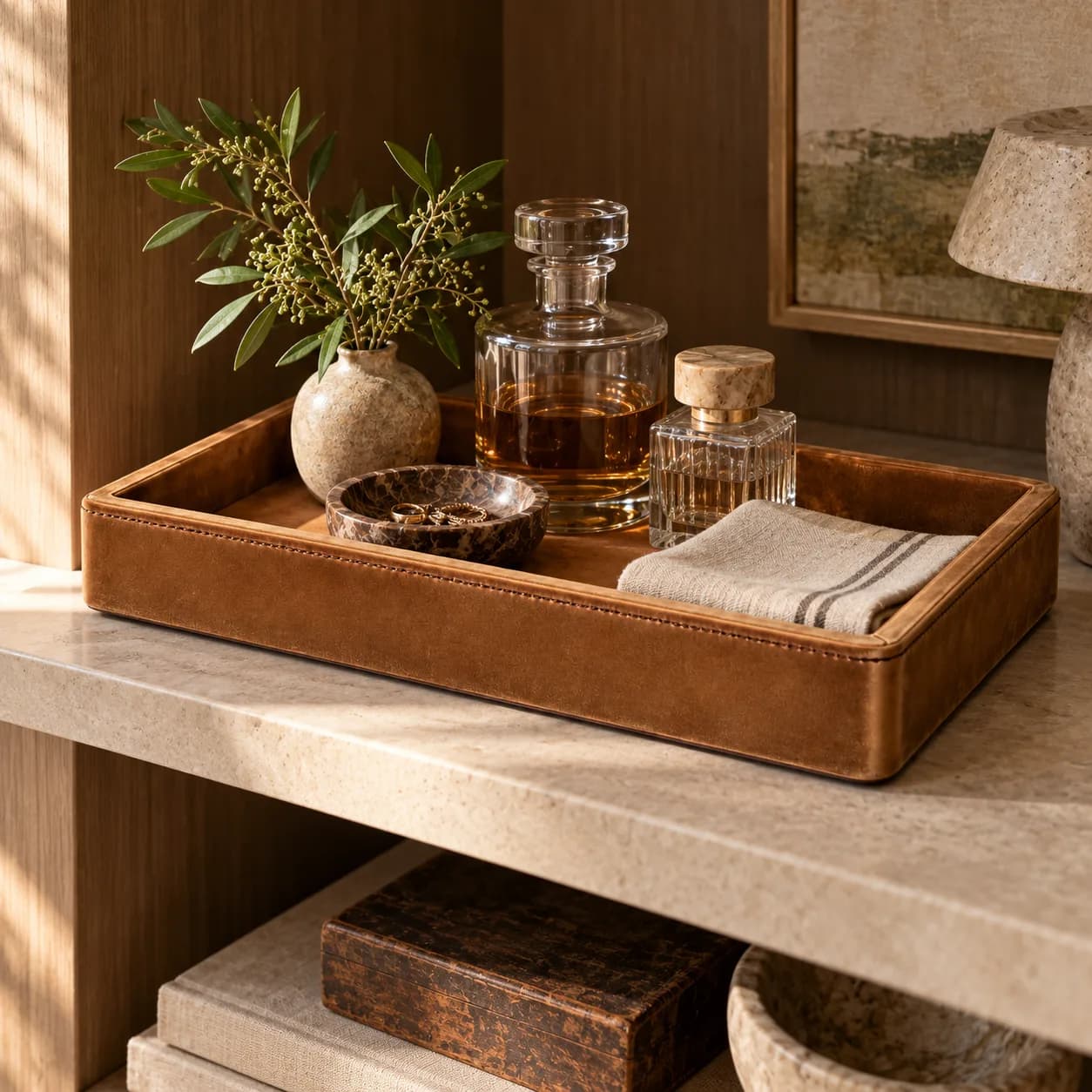 Made to Measure Display Tray for Your Cabinet Shelf